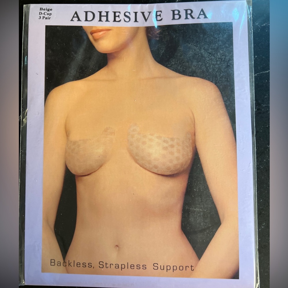 Braza Adhesive Bra D cup 3 pair